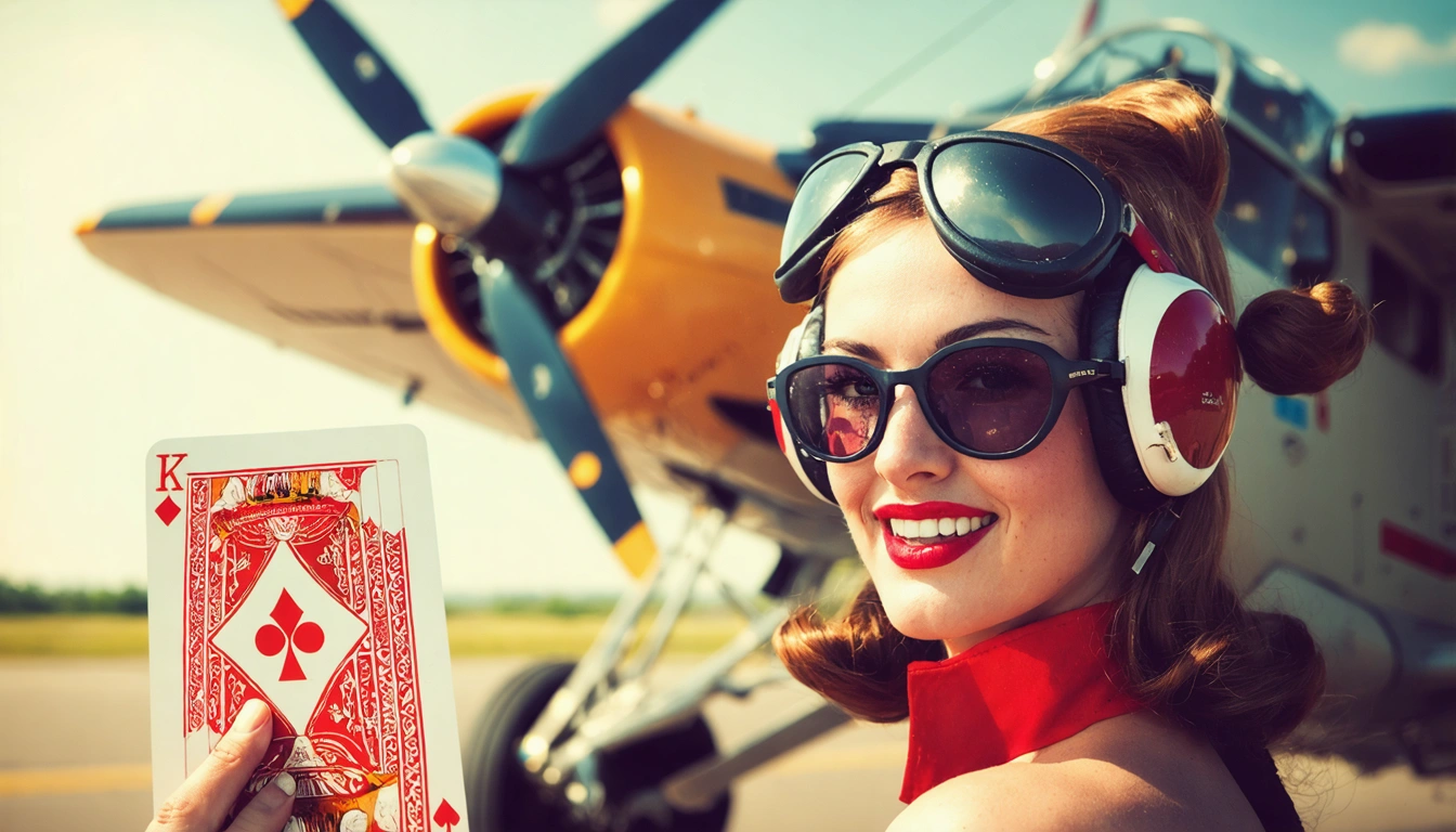aviator Pin Up